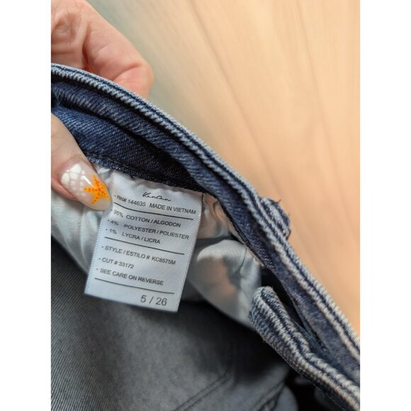 Kancan Womens Estilo Stretch Skinny Denim  blue Jeans Mid-Rise 5/26 - Picture 8 of 10